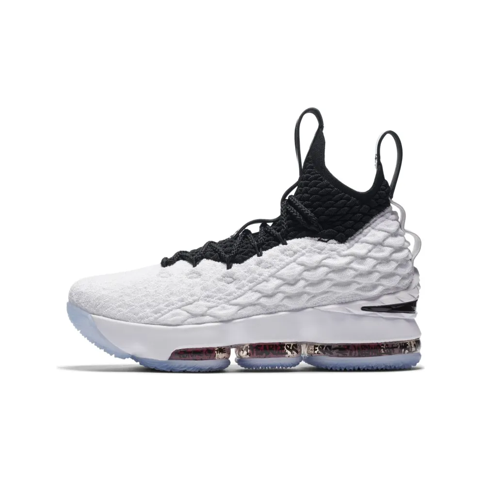Nike LeBron 15 Graffiti (GS) White/Black (AQ6176-100)