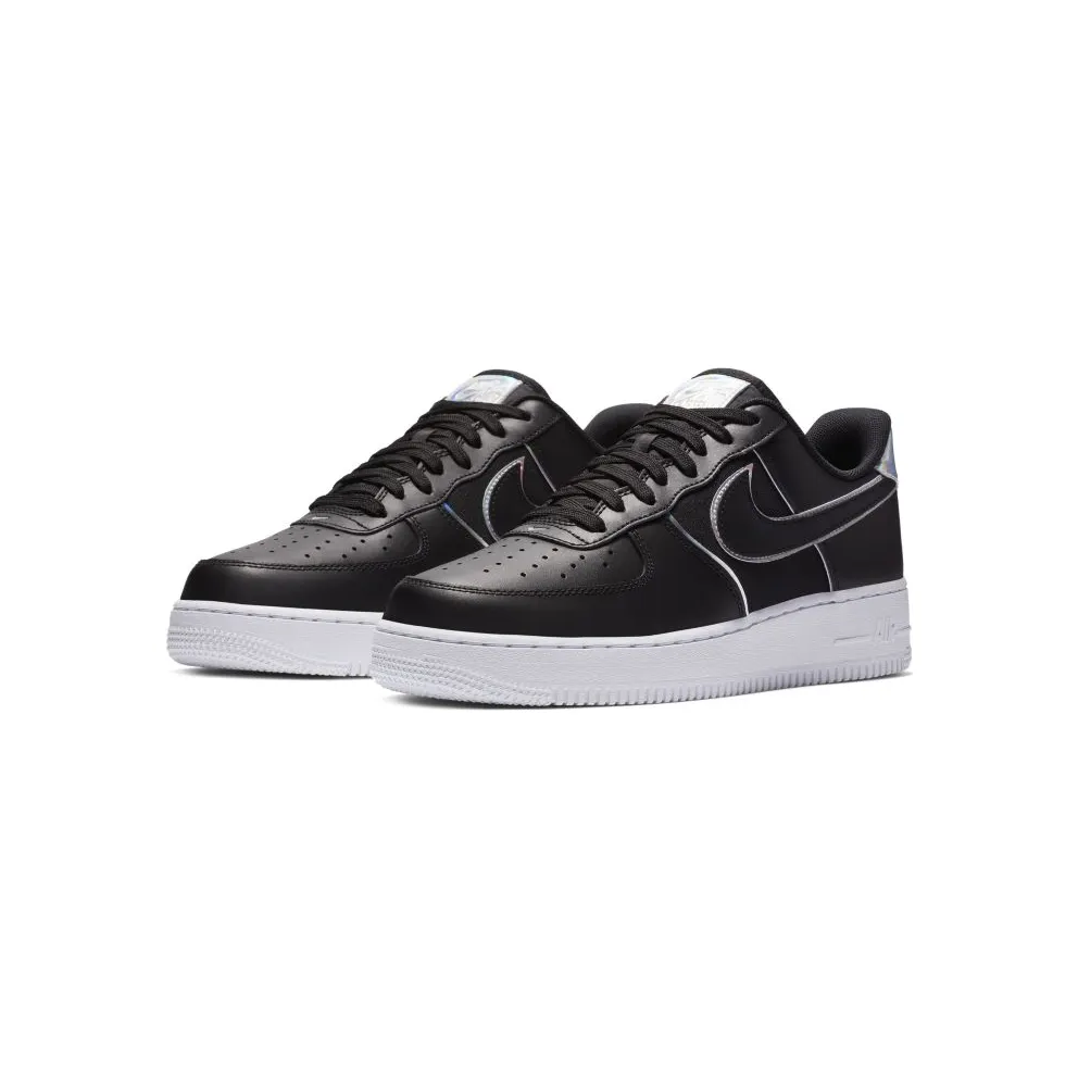 Nike Air Force 1 Low Black Iridescent Outline Black/Black-Black (AT6147-001)