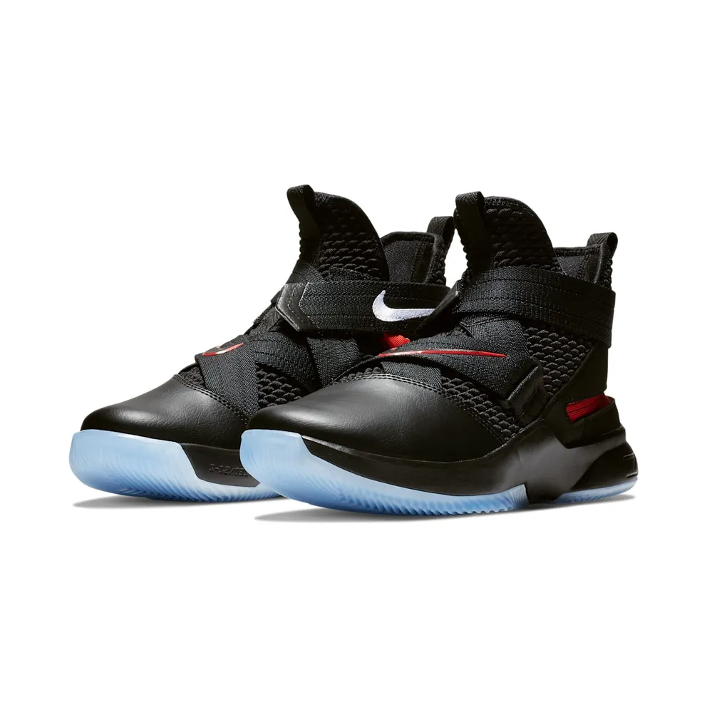 Nike LeBron Soldier 12 FlyEase Black Black University Red Black (AV3812-004)
