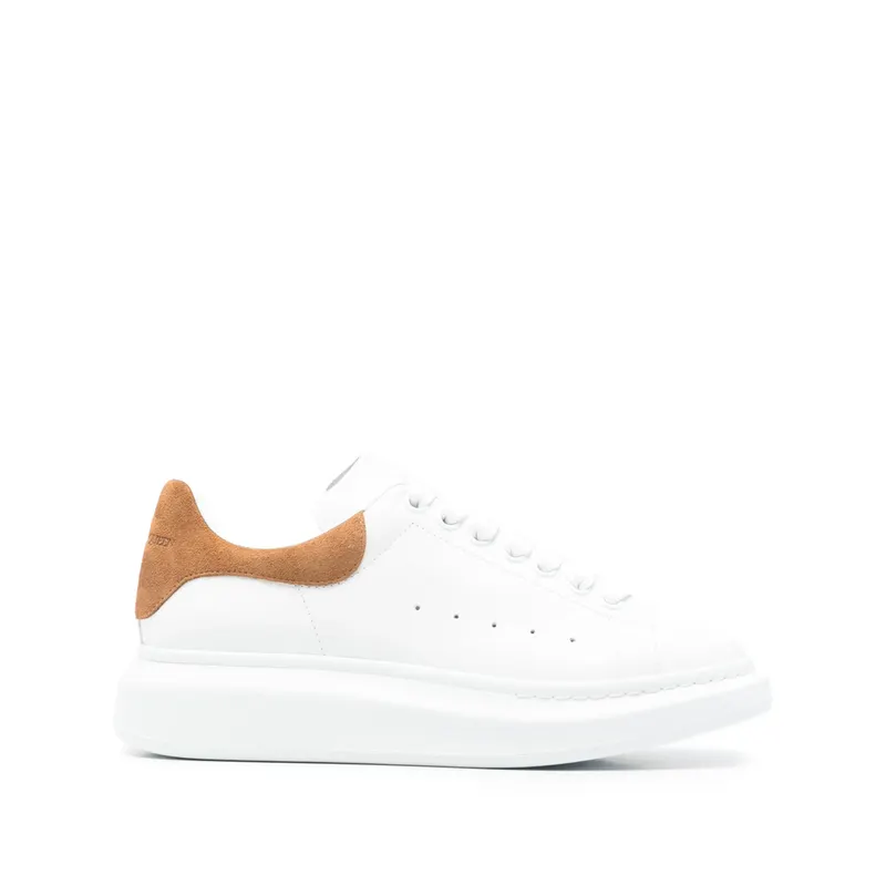 Alexander Mcqueen Leather “White/Brown” (553680 WIAJW 9900)