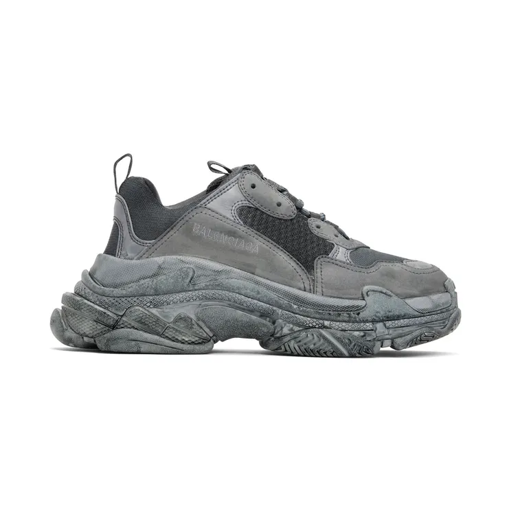 Balenciaga Gray Triple S Sneakers (536737-W3CS4-1200)