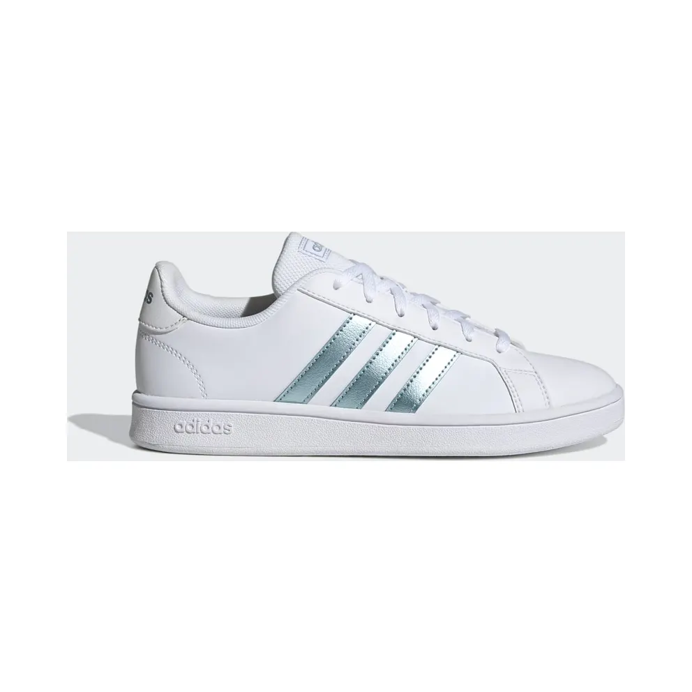 adidas Grand Court Base Schuh Cloud White / Vision Met. / Grey Two (GZ8164)