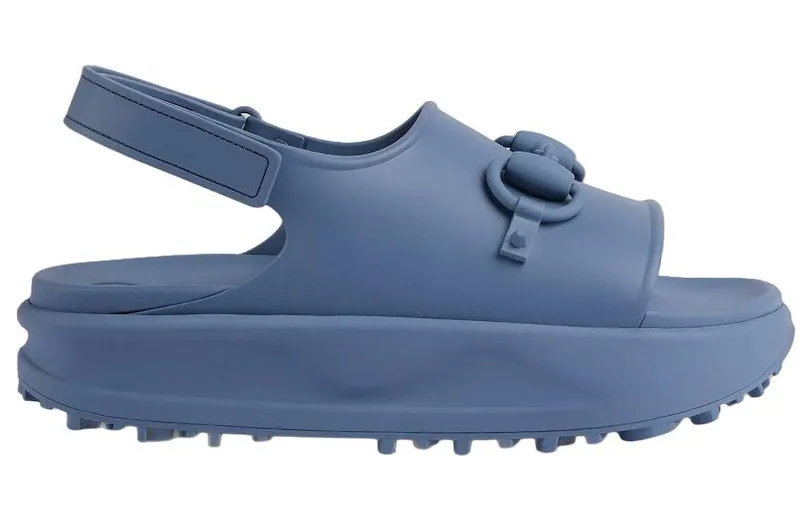 Gucci Interlocking G Platform Sandal Blue (747752 JAAC9 4246)