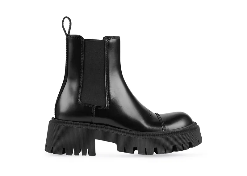 Balenciaga Tractor 20mm Boot Black (W) (641399WA8E91000)