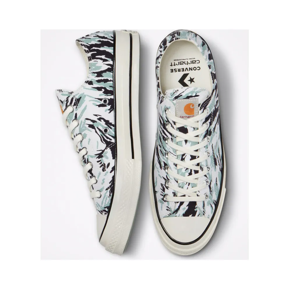 Converse Converse x Carhartt WIP Chuck 70 Low Top White/granite Green/black (171238C)