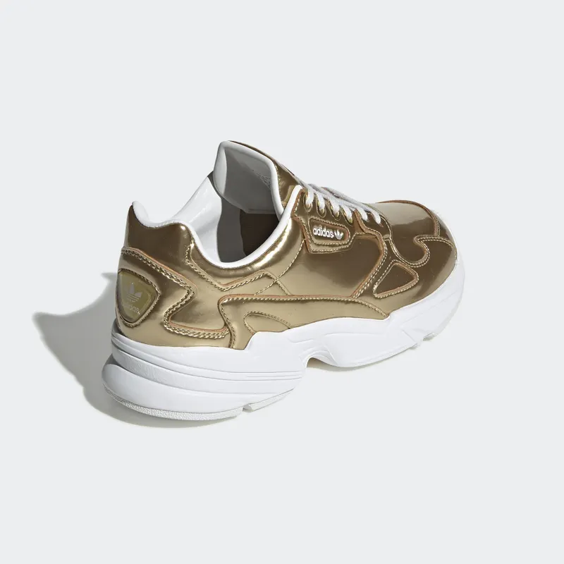 adidas Falcon Gold Metallic Crystal White (W) Gold Metallic/Gold Metallic/Crystal White (FV4318)