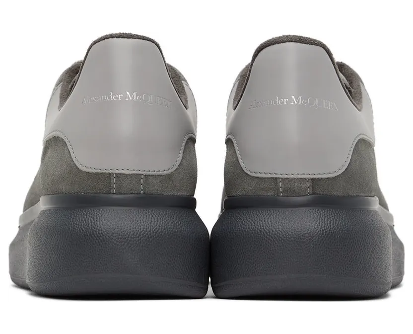 Alexander McQueen Gray Oversized Sneakers (688520WIA51) (2)