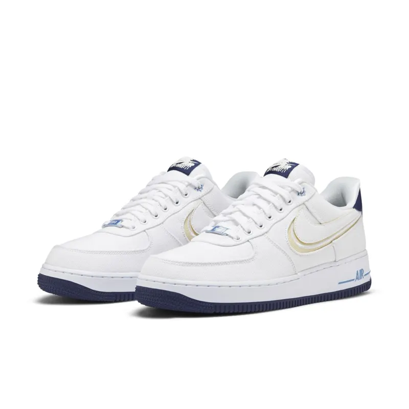 Nike Air Force 1 Low White Canvas Navy Sole (DB3541-100)