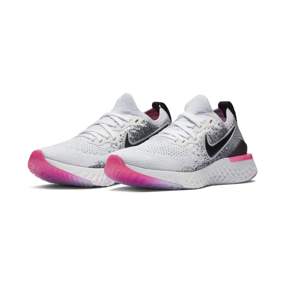 Nike Epic React Flykint 2 “White / Hyper Pink / Blue Tint / Black” (BQ8927-103)