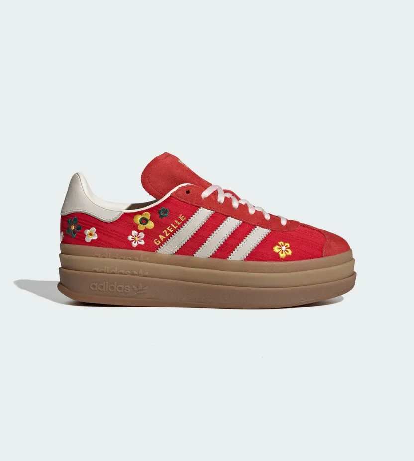 Adidas Gazelle Bold x Liberty London “Floral / Better Scarlet” (IH1921)