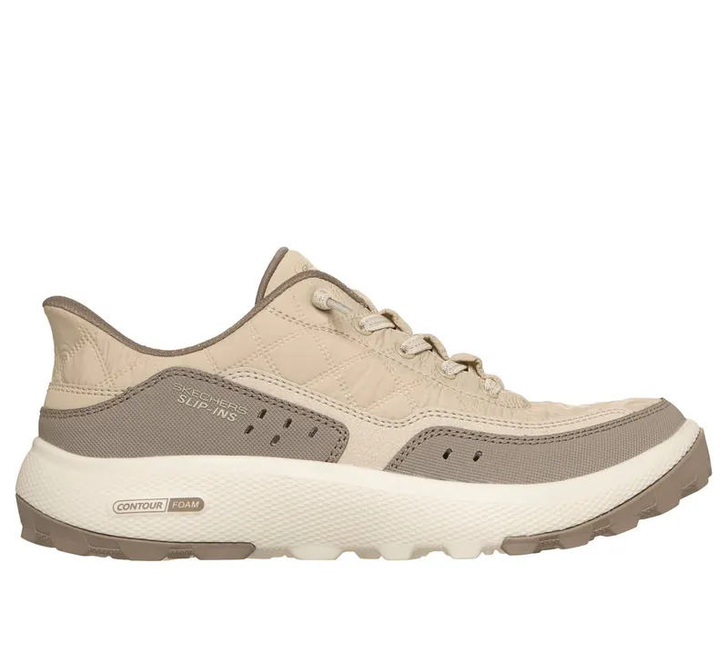 Skechers Slip-ins Relaxed Fit: Urban Explore – Cozy Fit Sneaker Taupe