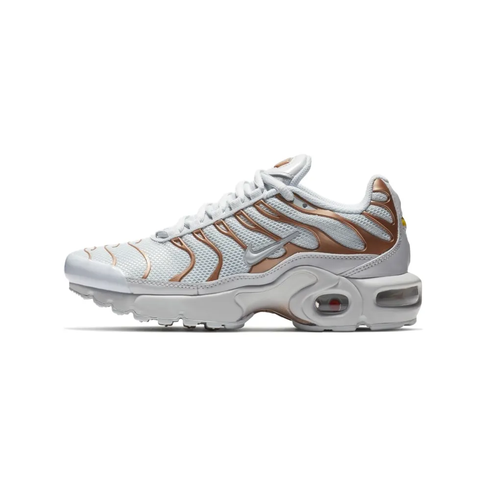 Nike Air Max Plus Pure Platinum Metallic Gold (GS) (718071-001)