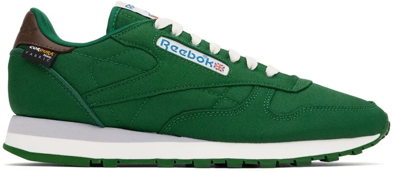 Reebok Classic Leather Shoes Dark Green / Chalk / Brush Brown (GX0285)