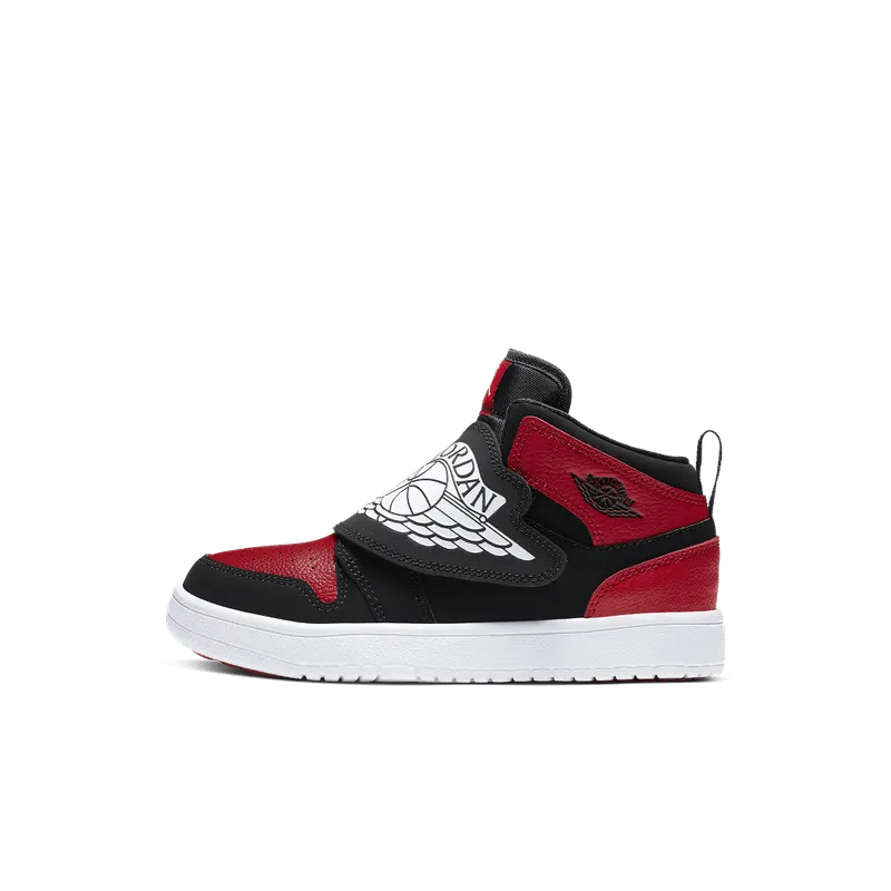 Jordan Sky 1 Bred (PS) Black/White-Gym Red (BQ7197-001)