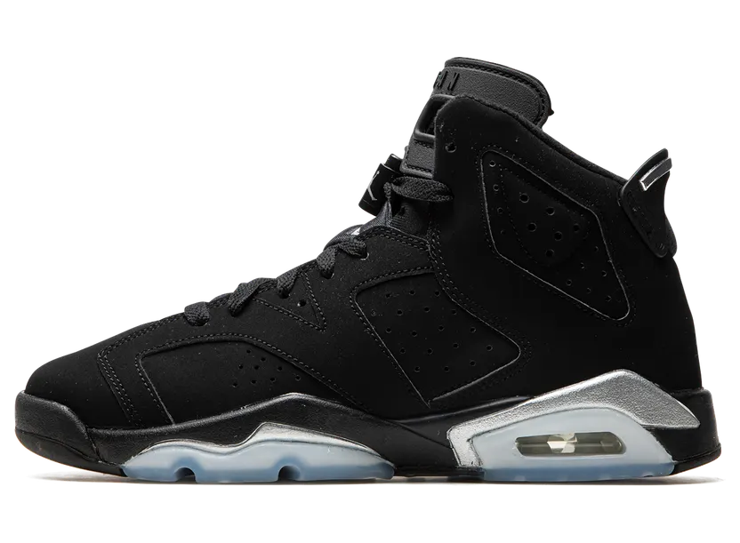 Air Jordan 6 Retro Black/Black/Metallic Silver (DX2835-001)