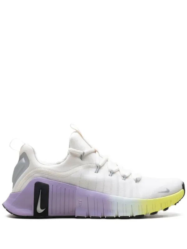 Nike Free Metcon 6 SE Phantom Black Hydrangeas Metallic Silver Sneakers – Weiß (HJ6214)