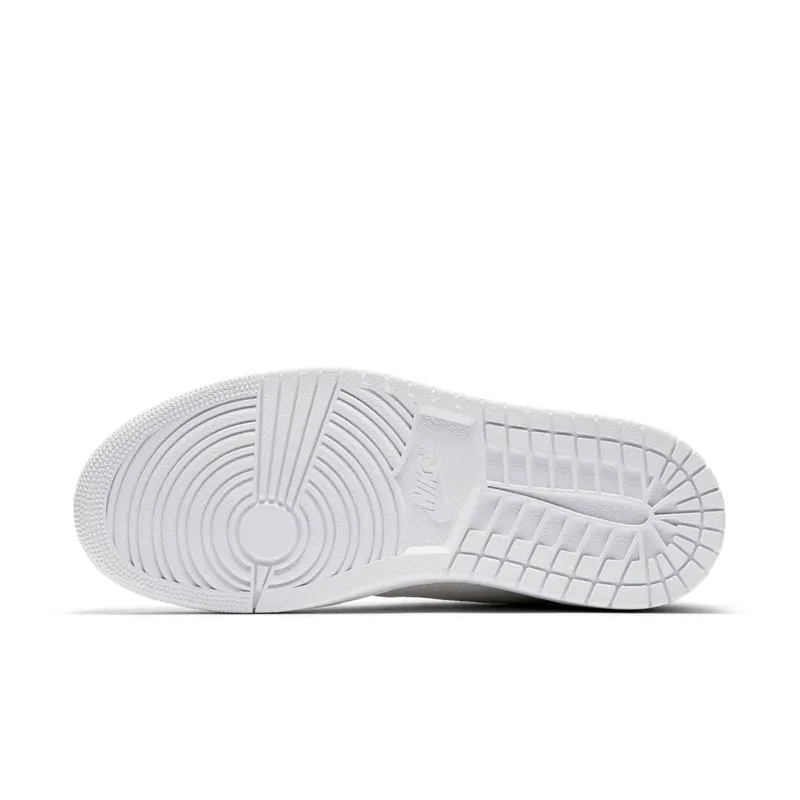 Air Jordan I 1 AJ Retro Low No Swoosh Off-White/White (AH7232-100)