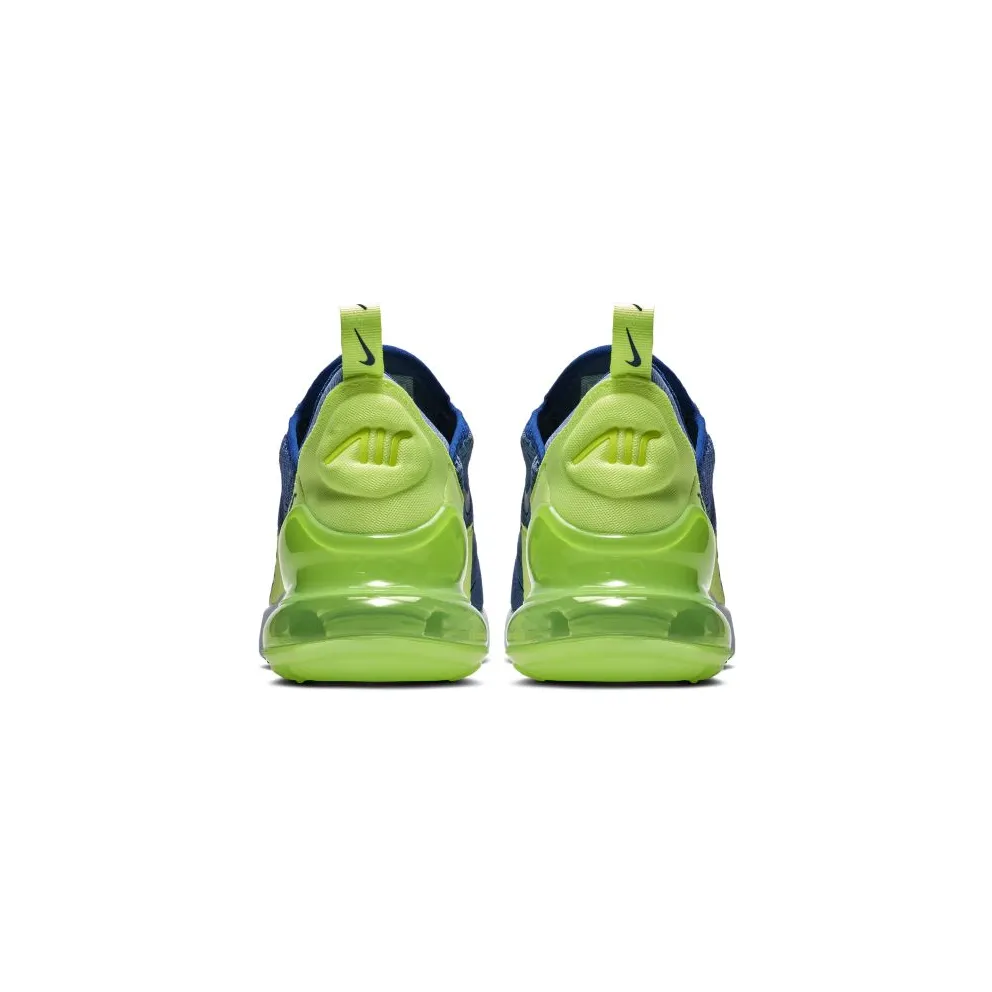 Nike Air Max 270 Indigo Storm Lime Blast (GS) Indigo Storm/Lime Blast-Volt Glow-Indigo Force (943345-406)