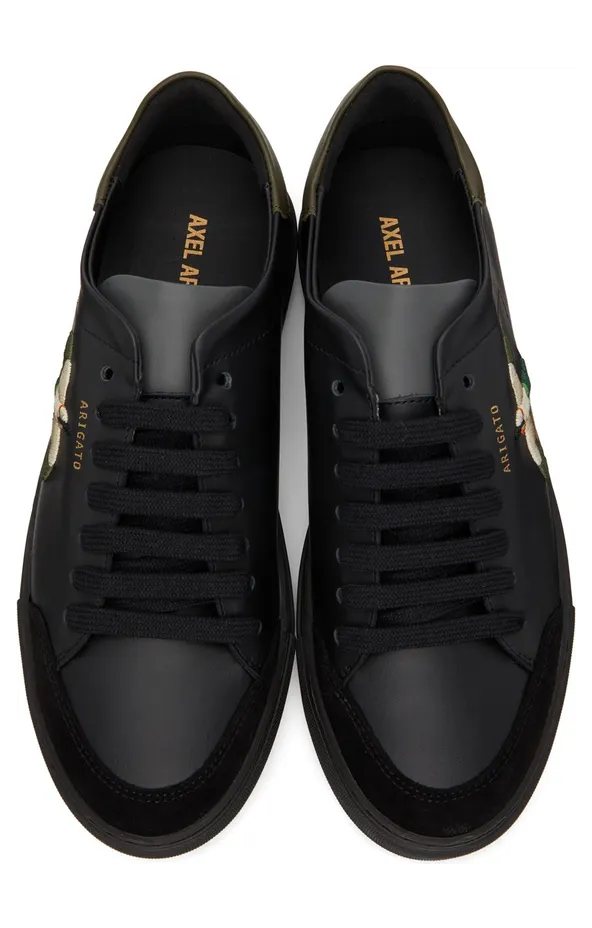 Axel Arigato Black & Khaki Clean 90 Triple Bee Bird Sneakers (28662) (5)