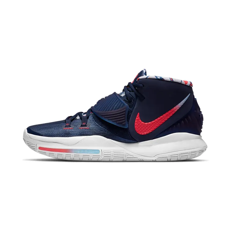 Nike Kyrie 6’Midnight Navy’Basketbalschoen “Midnight Navy / Psychic Blue / Laser Crimson” (BQ4630-402)