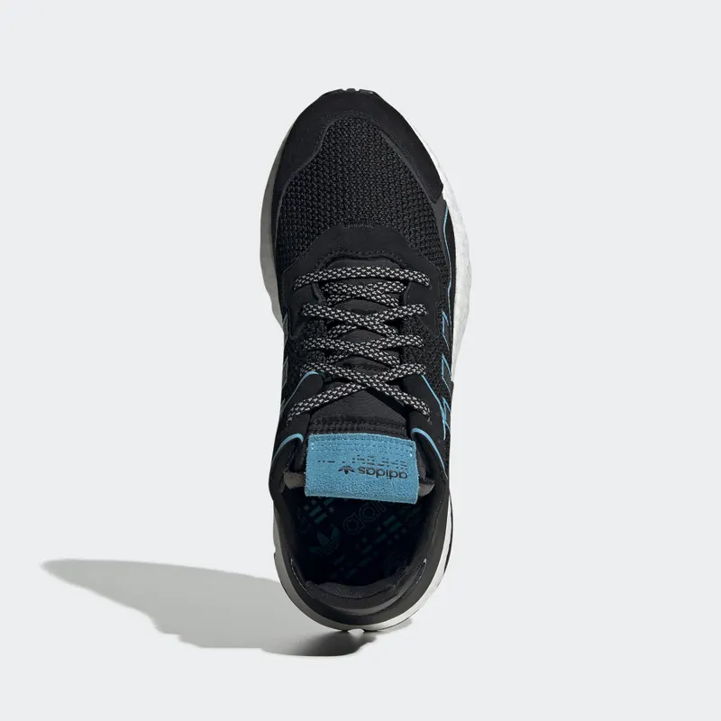 adidas Nite Jogger Core Black Bright Cyan Core Black/Bright Cyan/Cloud White (FV3591)