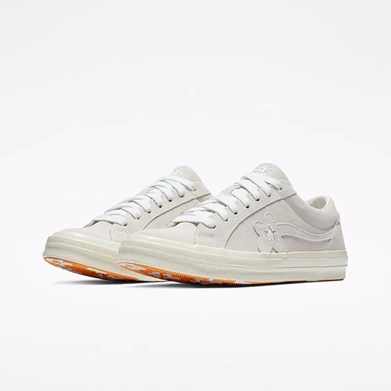 Converse One Star Ox Tyler the Creator Golf Le Fleur Mono (White) White/White (162133C)