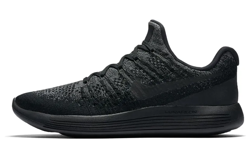 Nike Lunar Epic Low Flyknit 2 Black Dark Grey