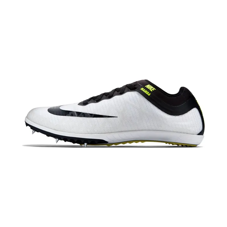 Nike Zoom Mamba 3 distance spike “White / Volt / Black” (706617-106)