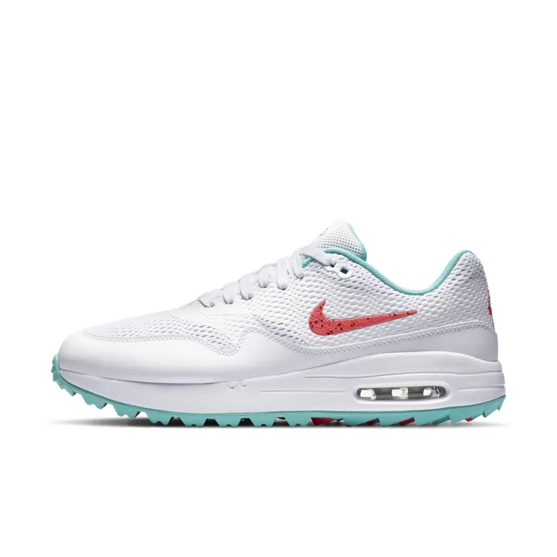 Nike Air Max 1 Golf Watermelon White/Hot Punch-Aurora Green (CI7576-103)