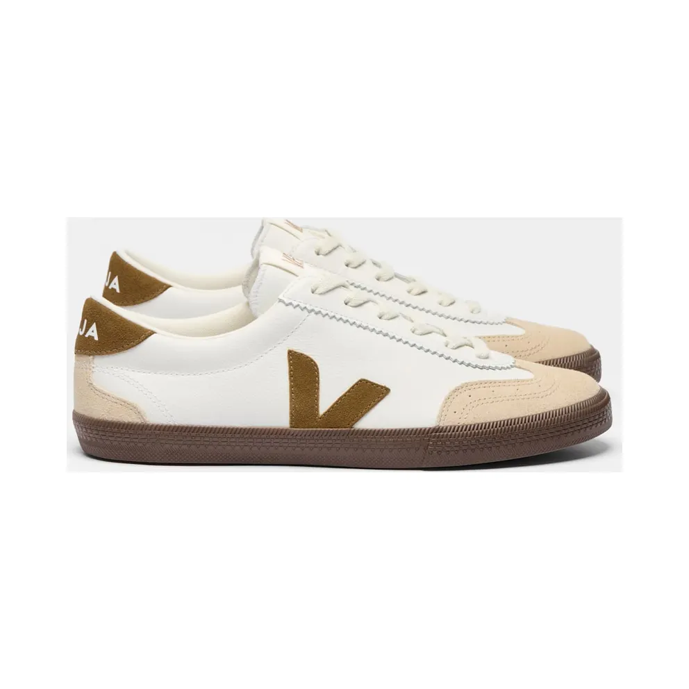 Veja VOLLEY LEATHER WHITE TENT BARK – “White” (VO2003720A)
