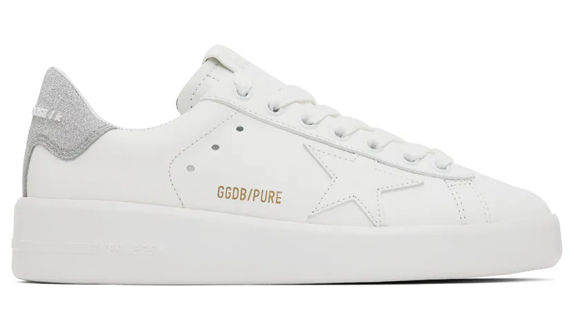 Golden Goose White Purestar Sneakers (GWF00197.F000538.80185)