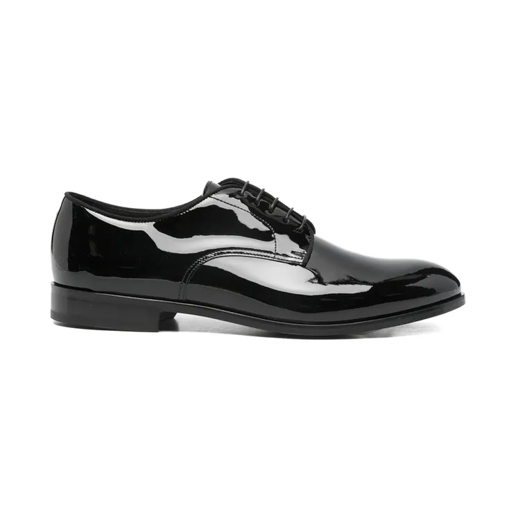 Doucal’s Patent-leather Derby “Black” (DU3532RENNUF01 8NN00)