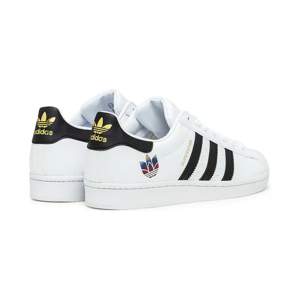 adidas Superstar Trefoil White Black (W) Cloud White/Core Black/Gold Metallic (FX8543)