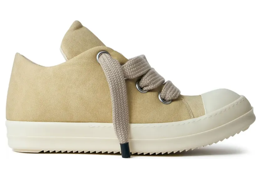 Rick Owens DRKSHDW Sneakers met grote veters – Beige (DU01E3819CVSW28111)