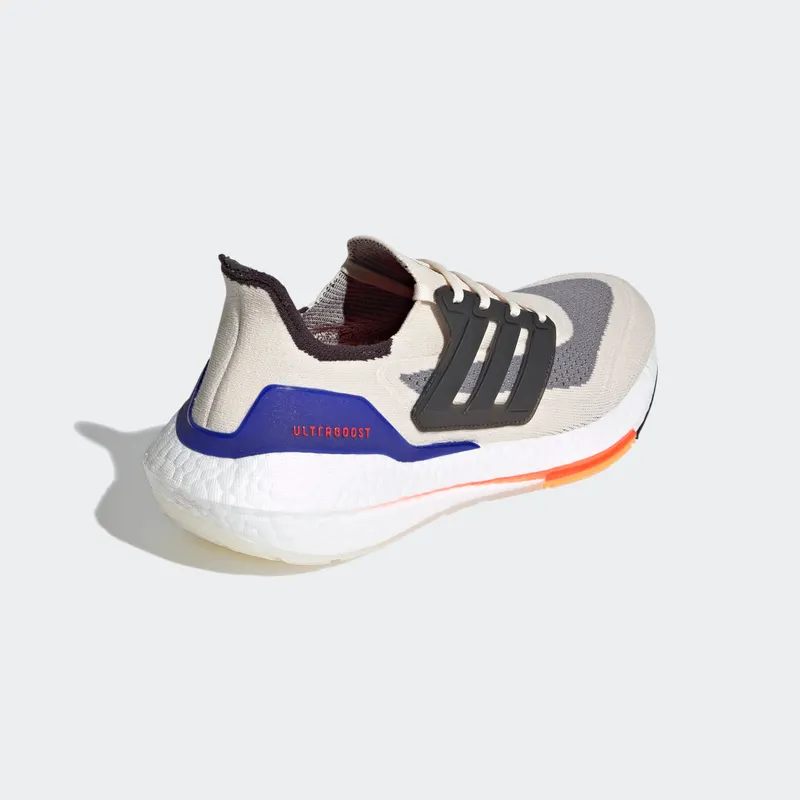 adidas Ultraboost 21 Wonder White / Carbon / Solar Red (S23869)