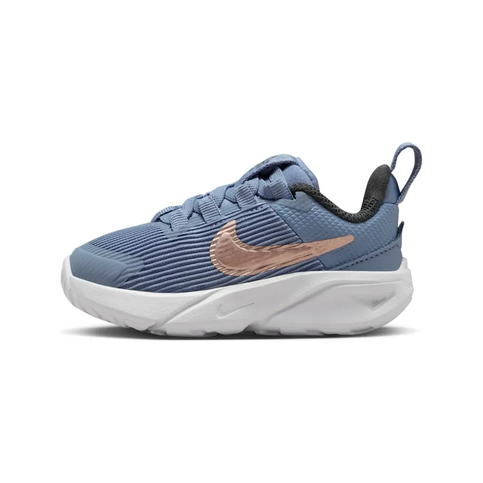 Nike Star Runner 4 Ashen Slate Armory Navy Pure Platinum Metallic Red Bronze (DX7616-405)