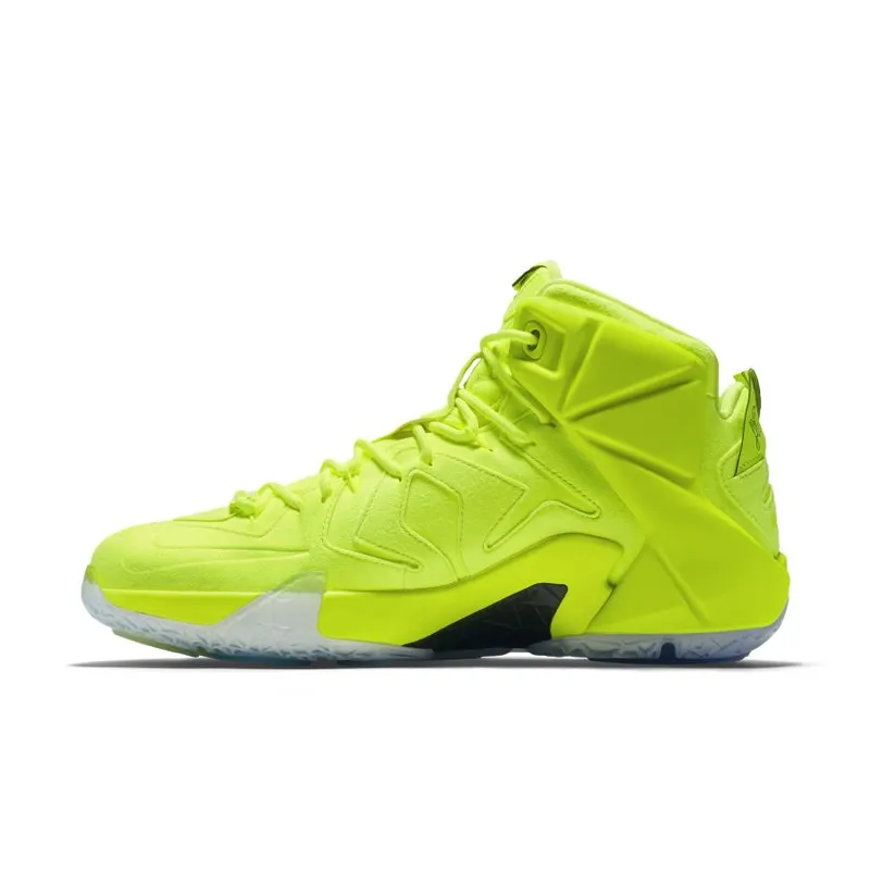 Nike LeBron 12 EXT Tennis Ball Volt/Volt-White-Black (748861-700)
