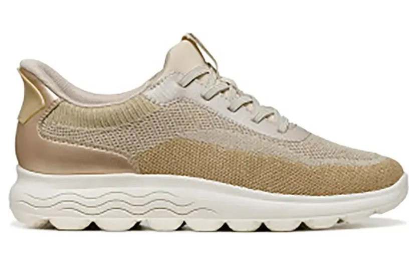 Geox D Spherica Plus Schoenen D567MA-06KNF-Lt Sand/Lt Gold