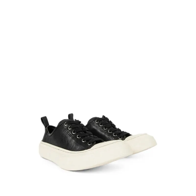 Ann Demeulemeester Grained Calf Leather “Black/Neutrals” (B0014408 LT208 D0092)