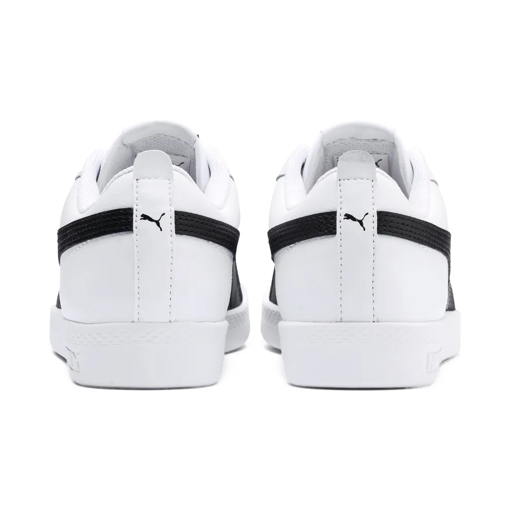 Puma Smash v2 leren White/Black (365208-01)