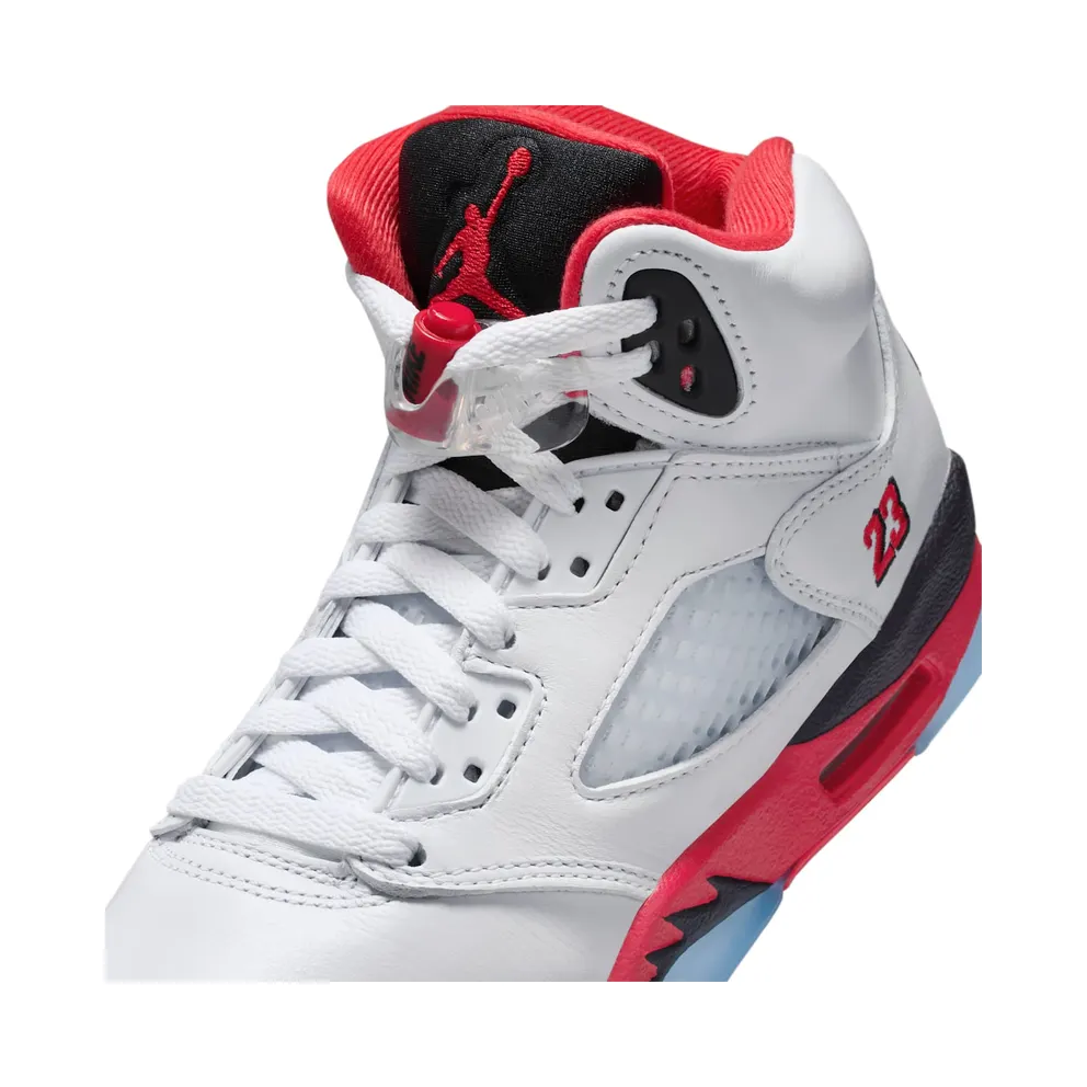 Jordan Air Jordan 5 “White/Fire Red/Black” (HQ7980-101)