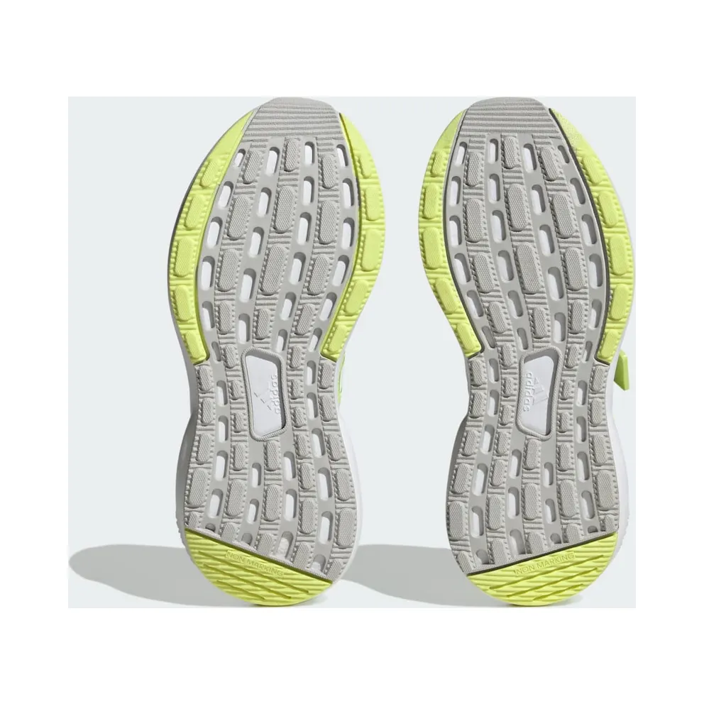Adidas RapidaSport Bounce Elastic Lace Top Strap Grey Two / Cloud White / Pulse Lime (ID2383)