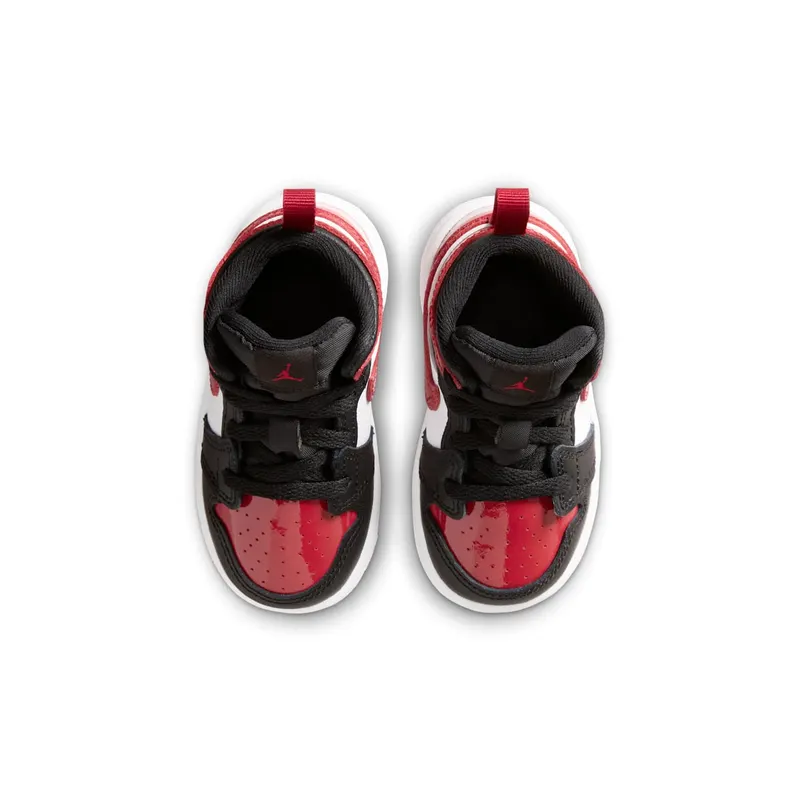 Jordan 1 Mid SE Patent Bred Toe (HV4729-006)