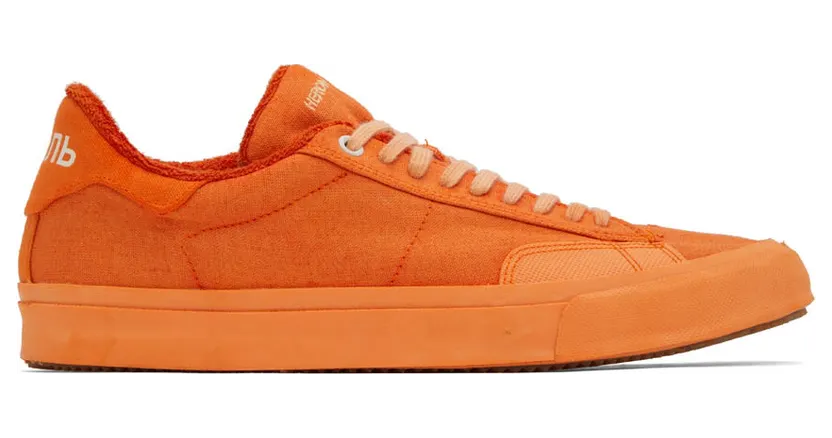 Heron Preston Orange Vulcanized Low -TopSneakers (HMIA017S22FAB0012000)