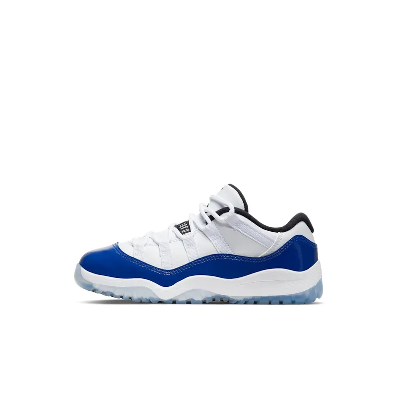 Jordan 11 Retro Low White Concord (PS) White/Black-Concord (580522-100)