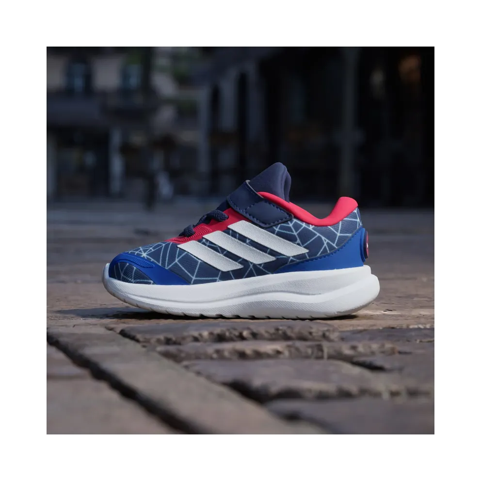 Adidas ADIDAS MARVEL SPIDER-MAN RUNFALCON 6 Shoes PEUTERS Dark Blue / Cloud White / Pure Ruby (KI9171)