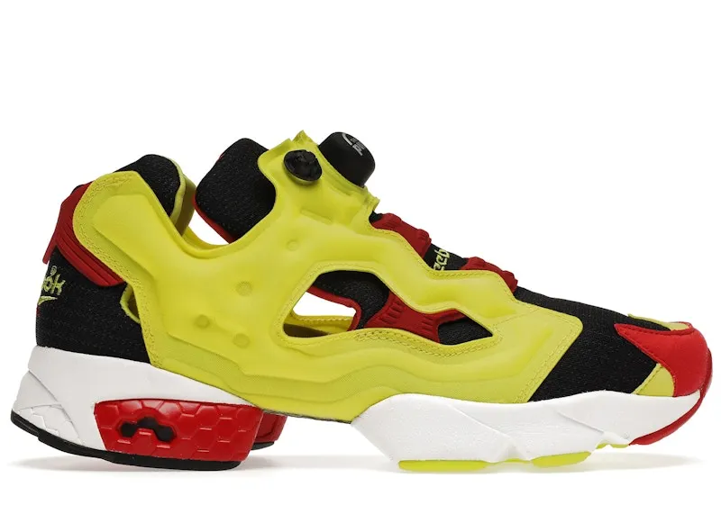 Reebok Instapump Fury Prototype Citron Black/Hyper Green-Reebok Red-White (Other Brands Reebok)