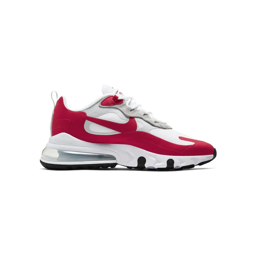 Nike Air Max 270 React White University Red White/Pure Platinum-Black-University Red (CW2625-100)