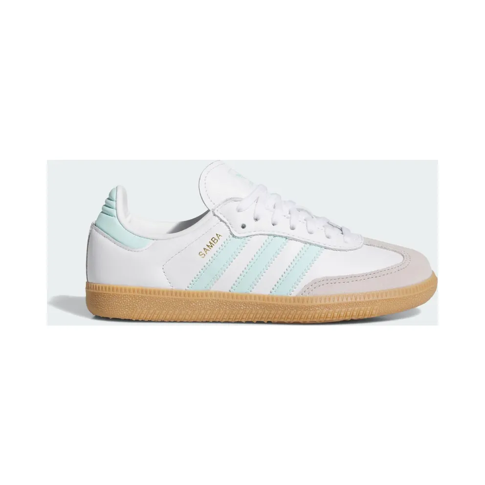 Adidas Samba OG GS “White Semi Flash Aqua” (JP5481)