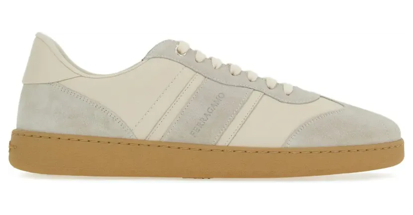 Ferragamo Sneakers mit Logo-Prägung – Weiß (762260)